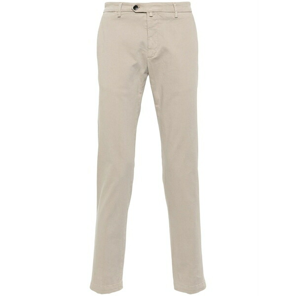 ブリリア 1949 メンズ カジュアルパンツ ボトムス Cotton chino trousers Neutrals|asty