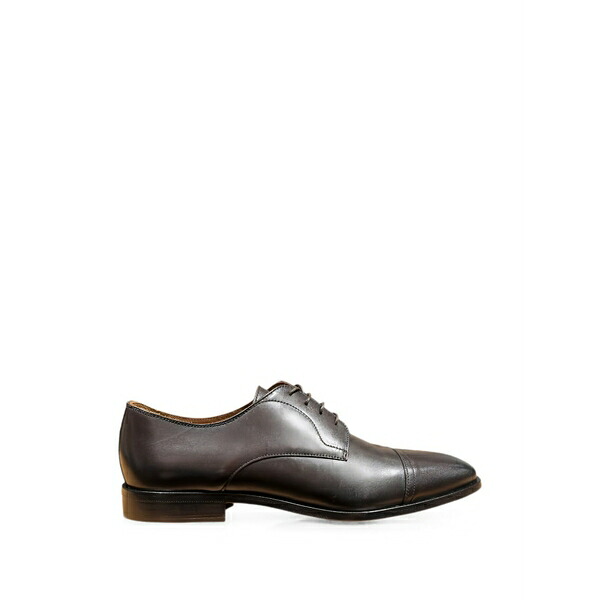 ボス メンズ ドレスシューズ シューズ Lisbon cap-toe lace-up derby shoes Brown｜asty 55,990円