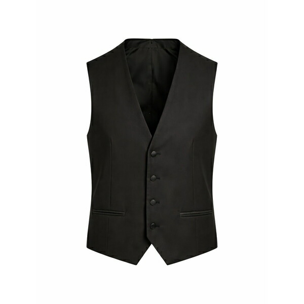 パルジレリ メンズ ジャケット&ブルゾン アウター Button-up waistcoat Black|asty