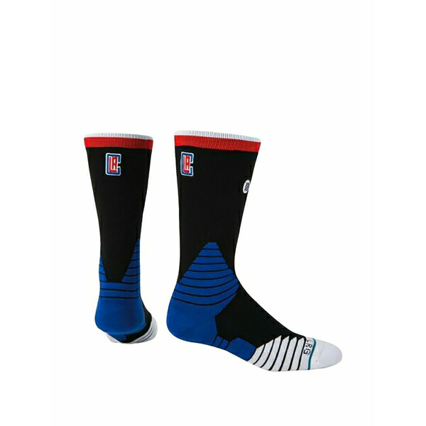 スタンス メンズ 靴下 アンダーウェア X nba la clippers socks Black｜asty