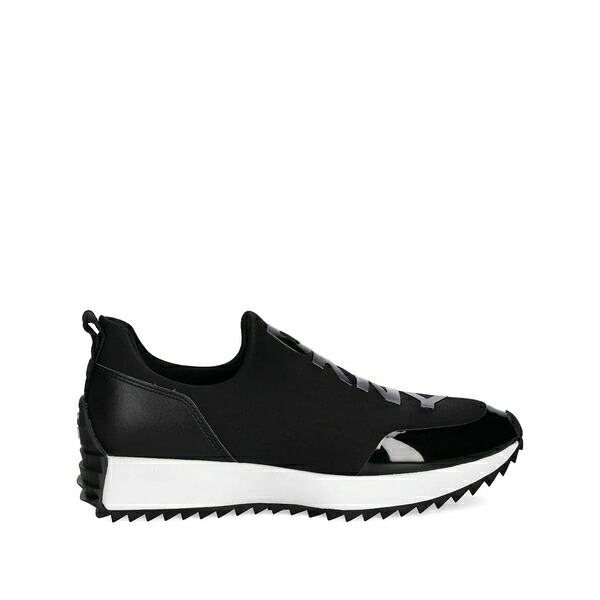 ダナ キャラン ニューヨーク レディース スニーカー シューズ 35mm logo-detail sneakers Black|asty