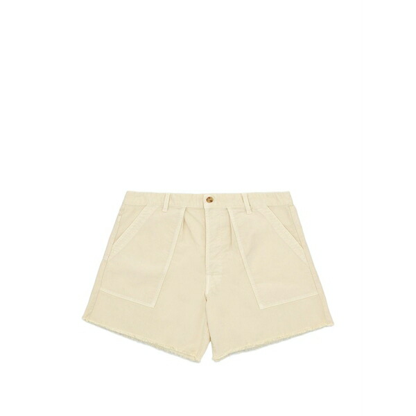 フォルテラ メンズ カジュアルパンツ ボトムス Colonel belt-loop shorts Neutrals|asty