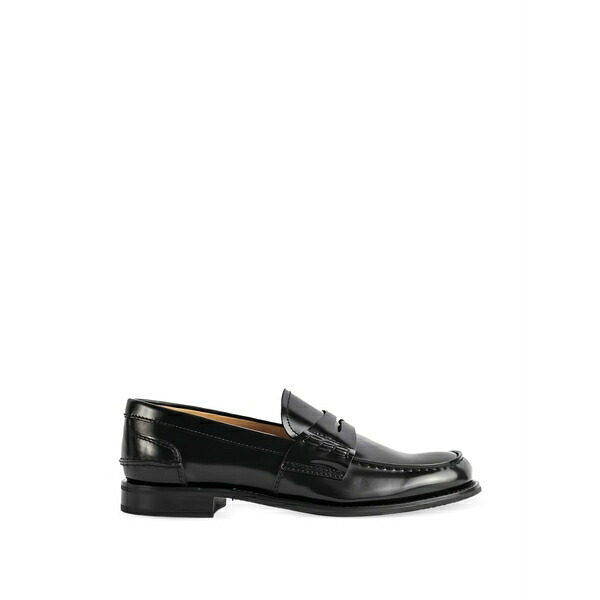 チャーチ レディース スリッポン・ローファー シューズ Pembrey leather loafers Black|asty
