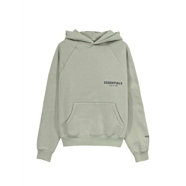 エフオージーエッセンシャルズ メンズ パーカー・スウェットシャツ アウター X ssense essentials logo-print hoodie Green｜asty
