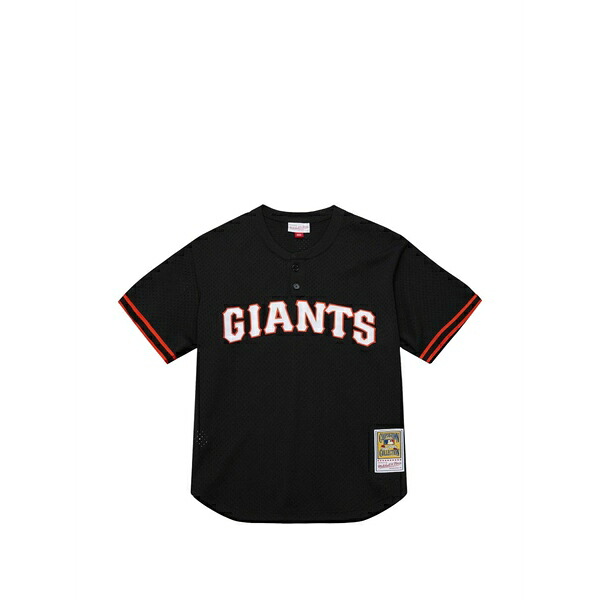 ミッチェル&ネス メンズ Tシャツ トップス mlb matt williams 1994 san francisco giants t-shirt Black｜asty