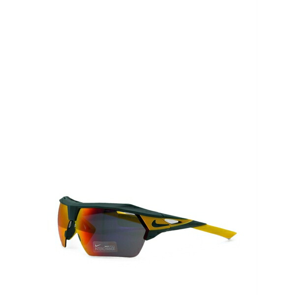 ナイキ メンズ サングラス・アイウェア アクセサリー Hyperforce geometric-frame sunglasses Green|asty