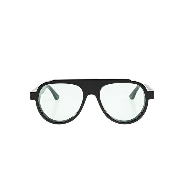 ティエリー ラスリー メンズ サングラス・アイウェア アクセサリー Dynasty browline sunglasses Black|asty