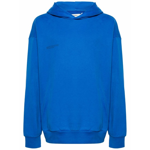 パンガイア メンズ パーカー・スウェットシャツ アウター 365 midweight organic-cotton hoodie Blue｜asty