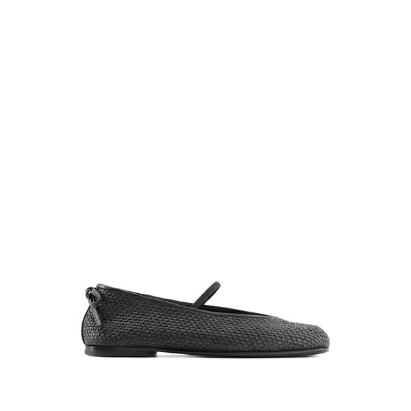 ノダレト レディース サンダル シューズ Raffia bow ballet flats Black｜asty 108,240円