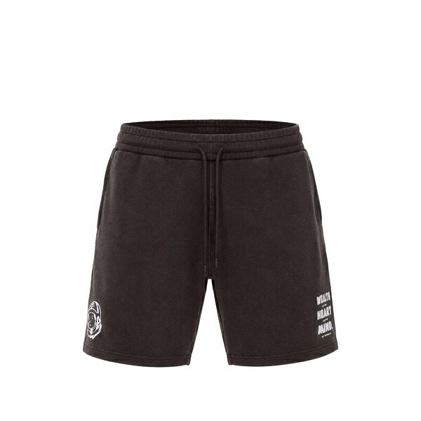 ビリオネアボーイズクラブ メンズ カジュアルパンツ ボトムス Bb helmet logo-print shorts Black|asty