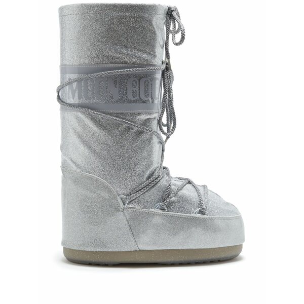 ムーンブーツ メンズ ブーツ シューズ Icon glitter snow boots Silver｜asty