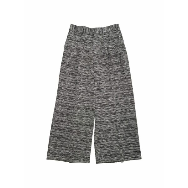 エアル メンズ カジュアルパンツ ボトムス Marl-effect wide-leg trousers Black|asty