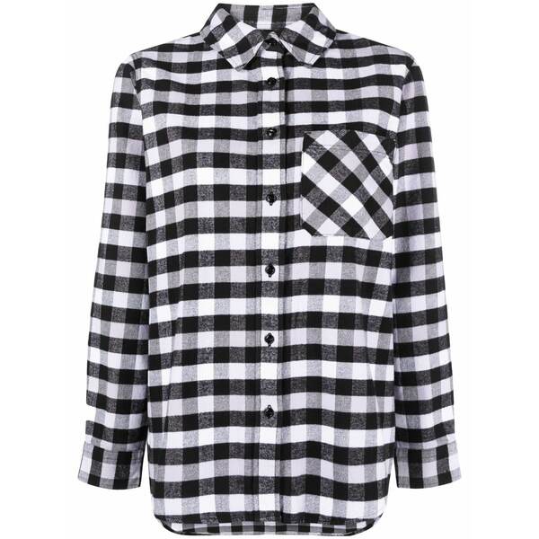 ウール リッチ レディース シャツ トップス Gingham cotton shirt Black｜asty