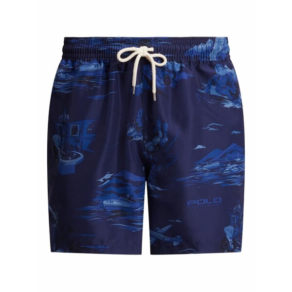 ラルフローレン メンズ カジュアルパンツ ボトムス Printed swim shorts Blue|asty