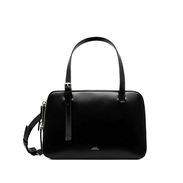 アーペーセー レディース ショルダーバッグ バッグ Virginie top-handle shoulder bag Black｜asty