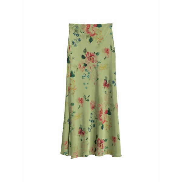 マルケス アルメイダ レディース スカート ボトムス Floral-print maxi skirt Green|asty