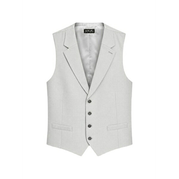 ルイジ・ビアンキ・マントヴァ メンズ ジャケット＆ブルゾン アウター Lubiam button-fastening waistcoat Grey｜asty 54,480円