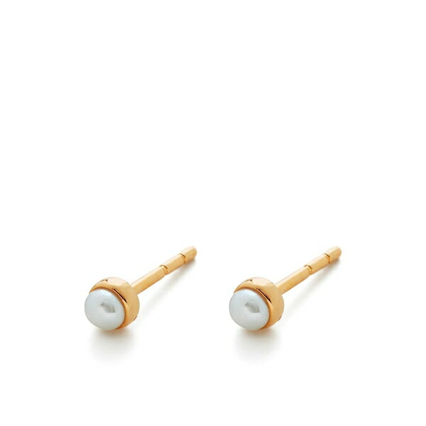 モニカヴィナダー レディース ピアス＆イヤリング アクセサリー Mini-pearl stud earrings Gold｜asty