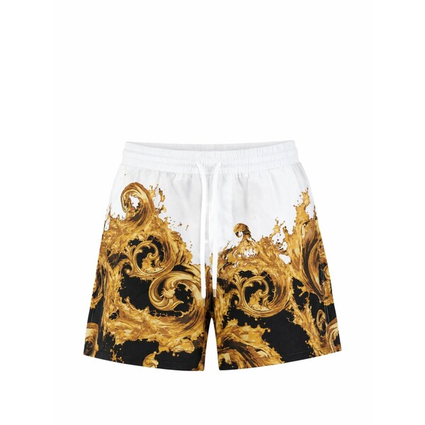 ベルサーチ メンズ カジュアルパンツ ボトムス Drawstring shorts White｜asty