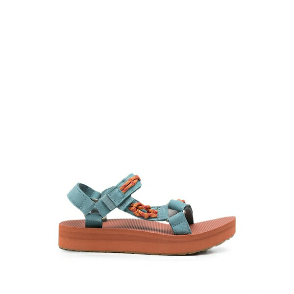 テバ レディース サンダル シューズ Touch-strap sandals Blue｜asty