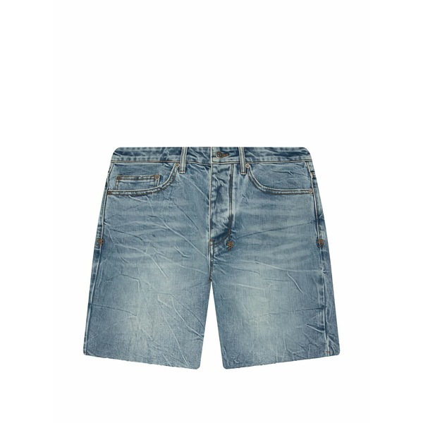 スビ メンズ カジュアルパンツ ボトムス Chopper raw-cut shorts Blue｜asty 50,280円