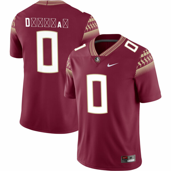 ナイキ メンズ ユニフォーム NIL Football Florida Jersey PickAPlayer Nike State トップス  Replica Garnet Seminoles