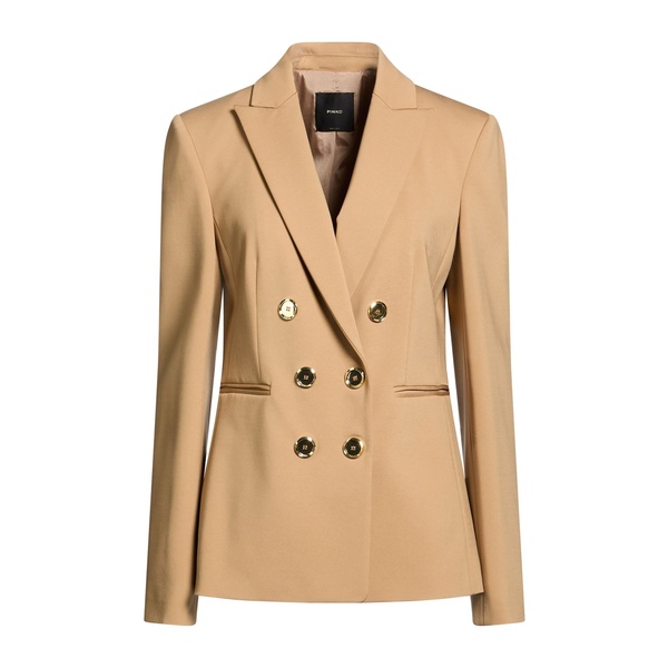【送料無料】 ピンコ レディース ジャケット&ブルゾン アウター Blazers Beige|asty