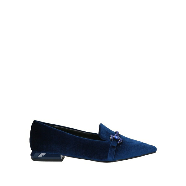 【貨物輸送無料】 トスカブルー? レディース スリッポン・ローファー シューズ Loafers Blue