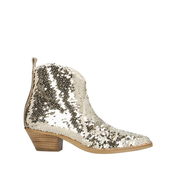 【貨物輸送無料】 鉄道車両月の物 レディース ブーツ シューズ Ankle boots Metallic