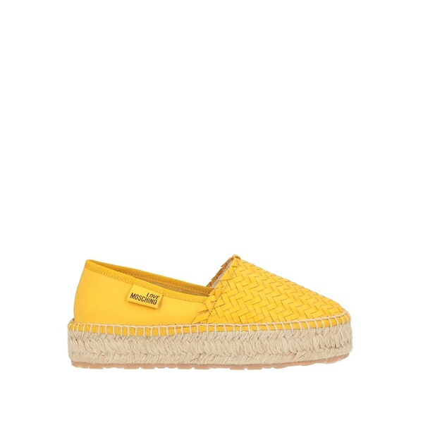【送料無料】 モスキーノ レディース サンダル シューズ Espadrilles Yellow｜asty