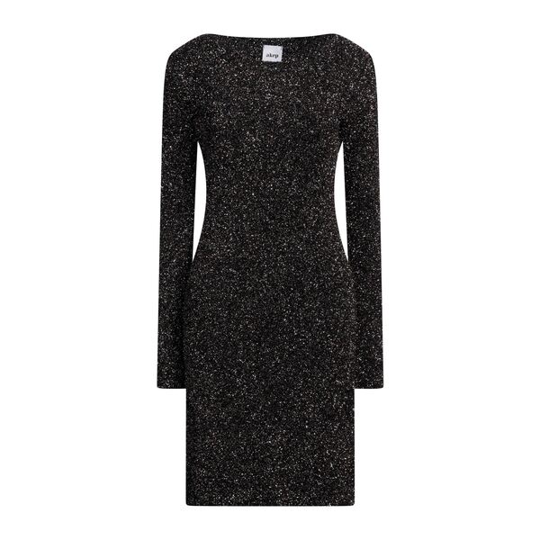 【送料無料】 エーケプ レディース ワンピース トップス Midi dresses Black｜asty