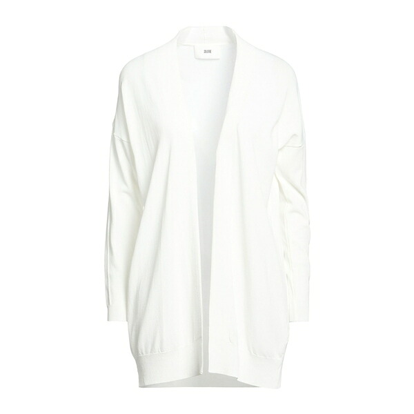 【貨物輸送無料】 ソロトレ レディース ジレー アウター Cardigans White