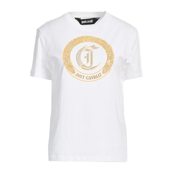 【貨物輸送無料】 ロベルトカヴァリ レディース ティーシャツ トップス T-shirts White