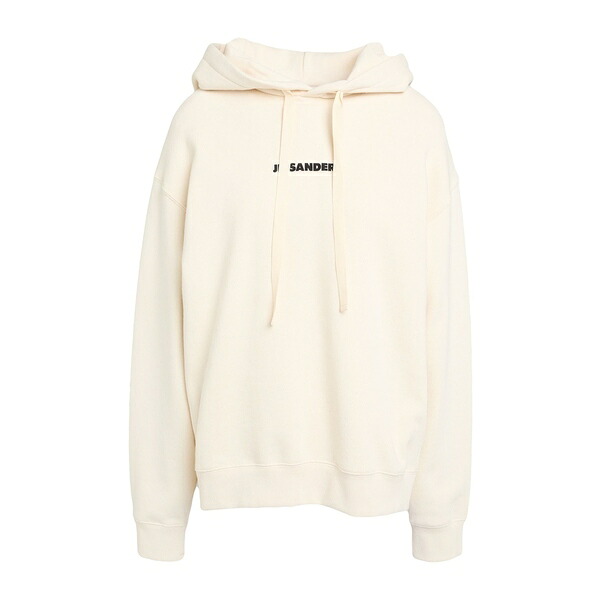 【送料無料】 ジル・サンダー レディース パーカー・スウェットシャツ アウター Sweatshirts White｜asty
