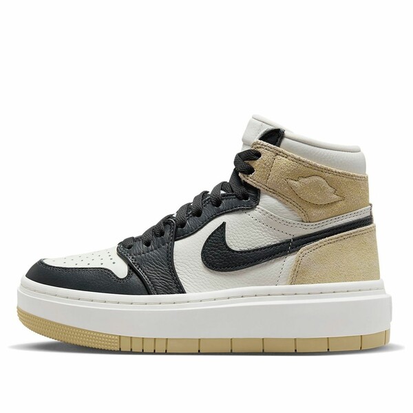 Air Jordan ジョーダン レディース スニーカー BLACK/WHITE/YELLOW 【(WMNS) Air Jordan 1 Elevate High \u0027Tan And Black Toe\u0027 DN3253-700】  大きさ US_8(25.0糎)