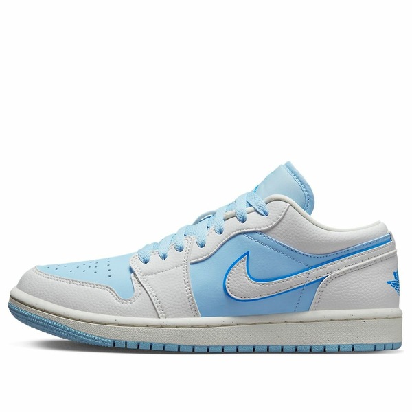 Air Jordan ジョーダン レディース スニーカー Sail/Dark Powder Blue-Ice Blue 【(WMNS) Air Jordan 1 Low SE 'Reverse Ice Blue' DV1299-104】 サイズ US_7.5(24.5cm)｜asty