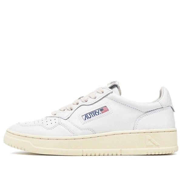 AUTRY オートリー レディース スニーカー WHITE/CREAM/RED 【(WMNS) Autry Medalist Low Leather 'White' AULW-LL15】 サイズ US_W_10｜asty