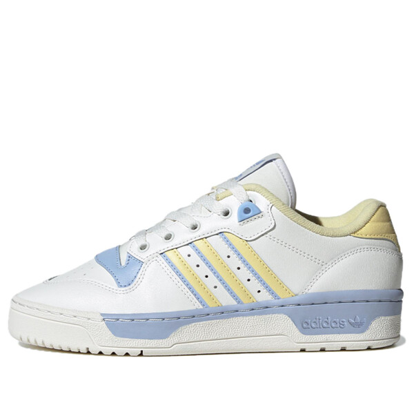 adidas アディダス レディース スニーカー Core White/Almost Yellow/Blue Dawn 【(WMNS) adidas Rivalry Low 'White Almost Yellow' IG3332】 サイズ US_9.5(26.5cm)|asty