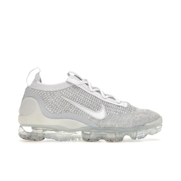 Nike ナイキ レディース スニーカー 【Nike Air VaporMax 2021 FK White Pure Platinum (Women's)】 サイズ US_9(26.0cm) White/Pure Platinum/Metallic Silver/White