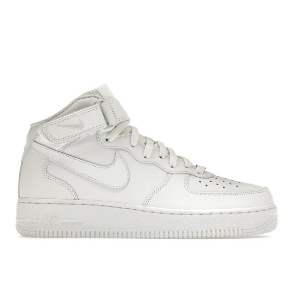 Nike ナイキ レディース スニーカー 【Nike Air Force 1 Mid Triple White (Women's)】 サイズ US_7(24.0cm) White/White-White
