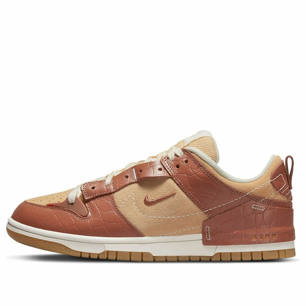 Nike ナイキ レディース スニーカー Brown 【(WMNS) Nike Dunk Low Disrupt 2 'Brown Crocodile' DV1026-215】 サイズ US_6.5(23.5cm)｜asty