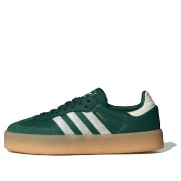 adidas アディダス レディース スニーカー Collegiate Green/Core White/Gum 【(WMNS) adidas Sambae \u0027Collegiate Green Gum\u0027 IF1835】  大きさ US_7(24.0糎)