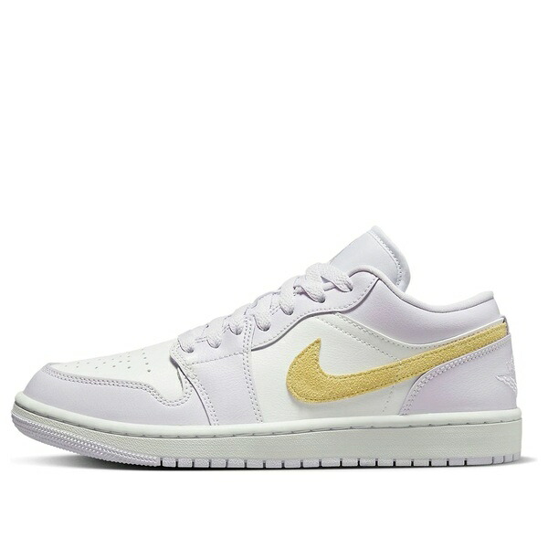 Air Jordan ジョーダン レディース スニーカー Barely Grape/White/Lemon Wash 【(WMNS) Air Jordan 1 Low \u0027Barely Grape\u0027 DC0774-501】  大きさ US_5.5(22.5糎)