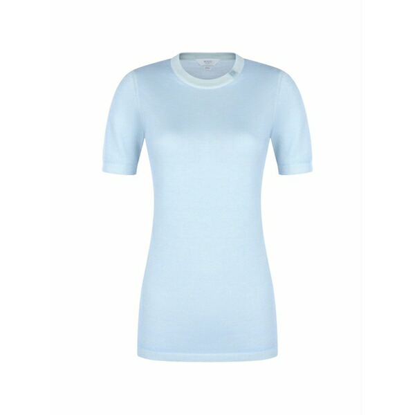 マロ レディース Tシャツ トップス Tavolozza t-shirt Blue|asty