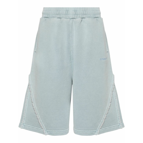 アコールドウォール メンズ 心地好いズボン下 ボトムス Cubist cotton track shorts Blue