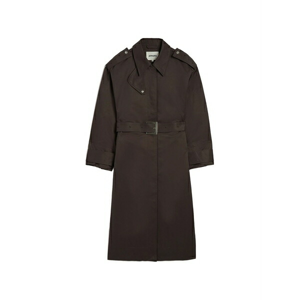 アッパリス レディース コート アウター Joan belted trench coat Black｜asty 110,800円
