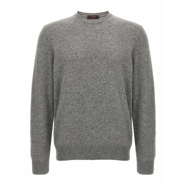 ザノーネ メンズ ニット&セーター アウター Wool sweater Grey|asty