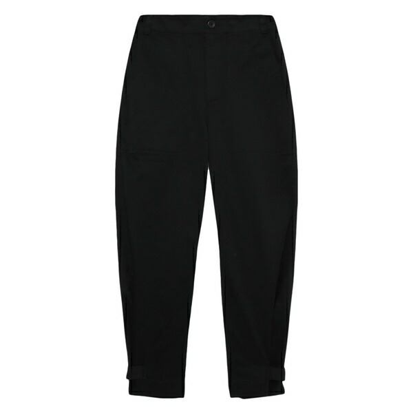 プロエンザ スクーラー 白いこと 付け札 レディース 心地好いズボン下 ボトムス Cotton twill trousers Black