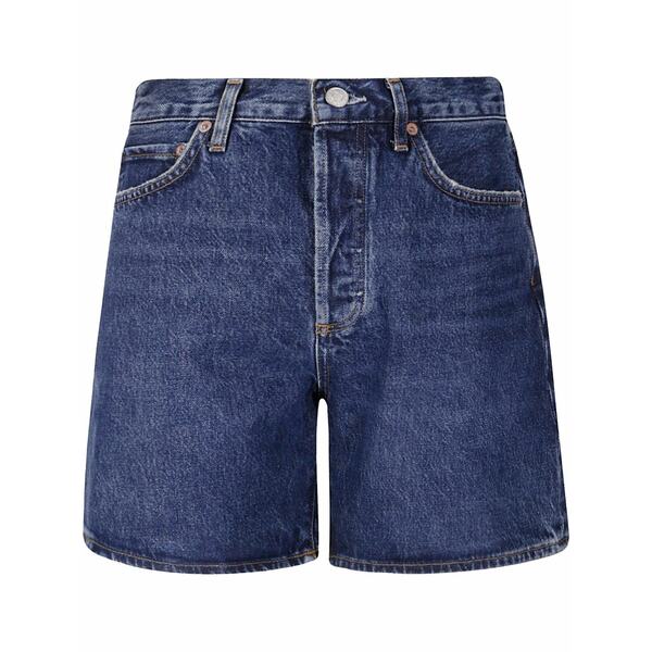 アゴルド レディース 心地好いズボン下 ボトムス High-rise shorts Blue