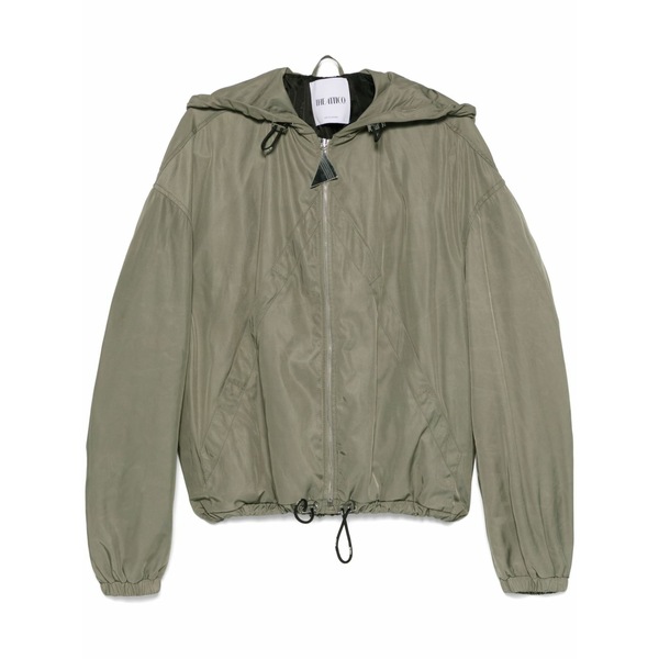 ジ アティコ レディース 上衣＆上衣 アウター Hooded bomber jacket Green